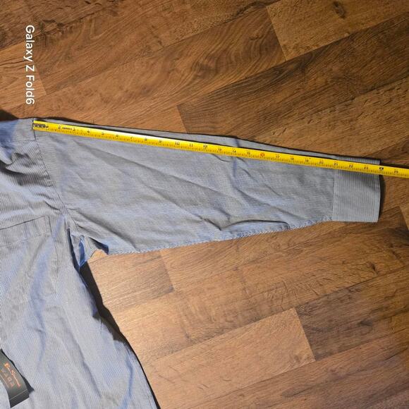 Ben Sherman nwt blue button-down shirt size medium - Picture 4 of 8